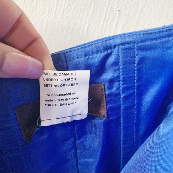 Evening gown royal blue dress - Picture 3 of 7